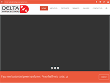 Tablet Screenshot of deltapowersystems.in